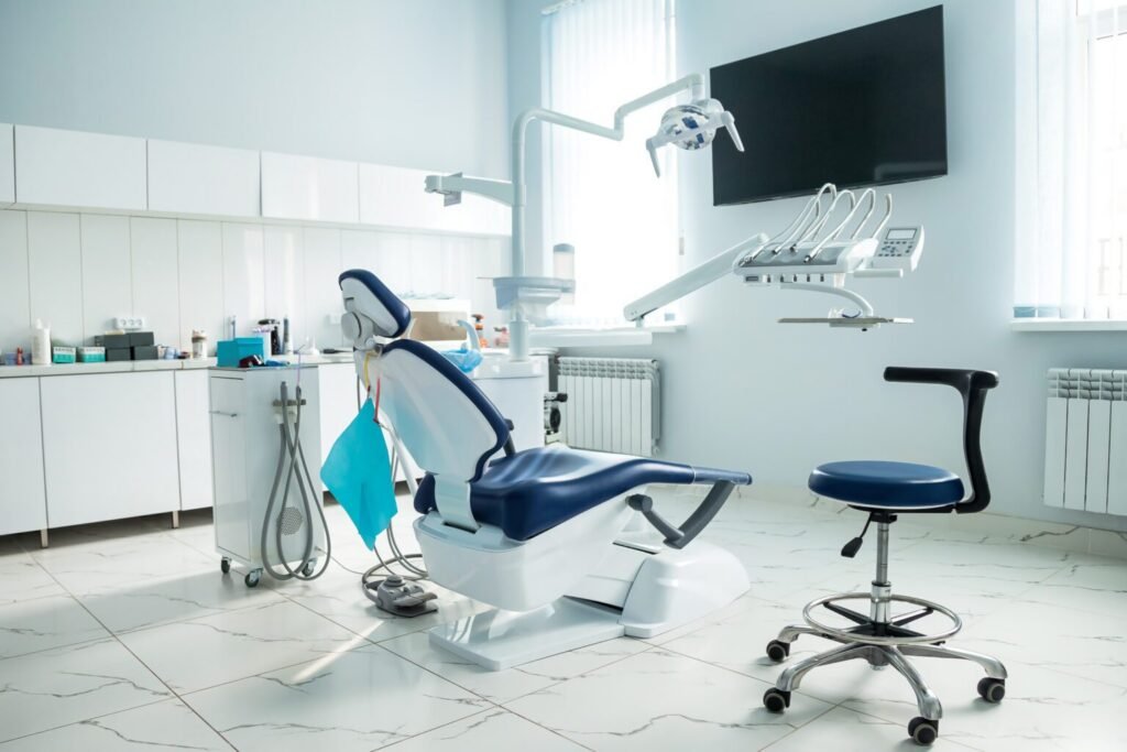 Ren tandlægeklinik efter klinikrengøring